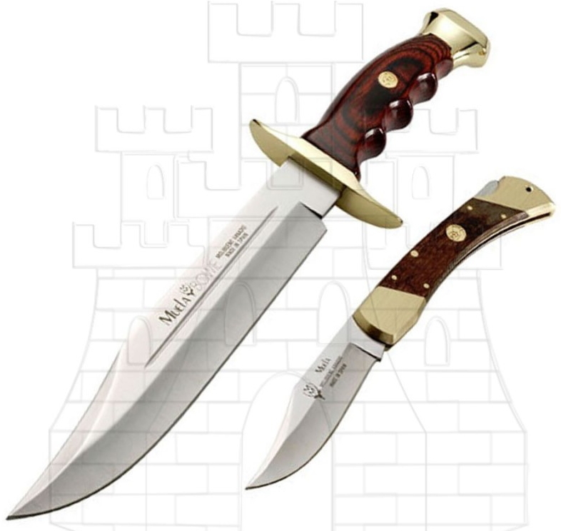 Set cuchillo y navaja Canguro - Diversi modelli di porta prosciutto per il taglio
