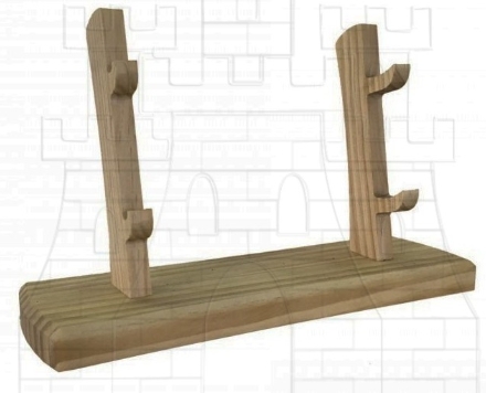 Espositore due pezzi di legno - Coltelli fabbricati in Spagna