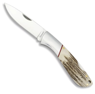 Coltello con manico in cervo Albainox - I migliori coltellini da caccia
