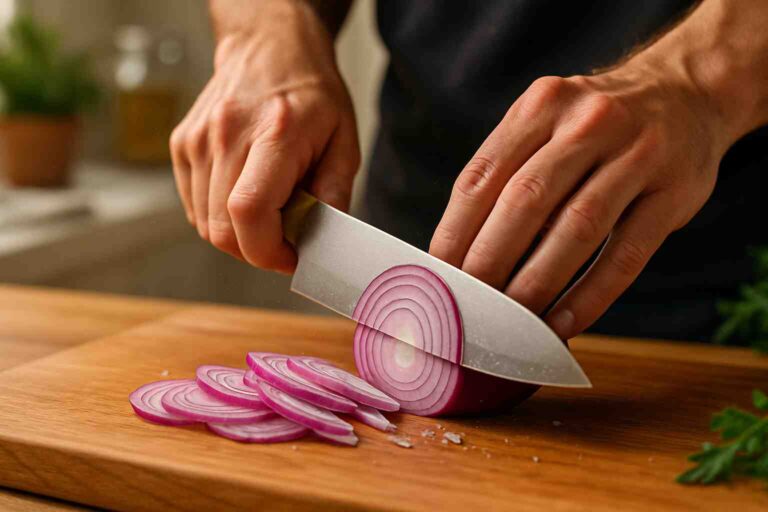 coltello per cipolle guida completa per scegliere affilare e padroneggiare il taglio della cipolla - Coltello per cipolle: guida completa per scegliere, affilare e padroneggiare il taglio della cipolla
