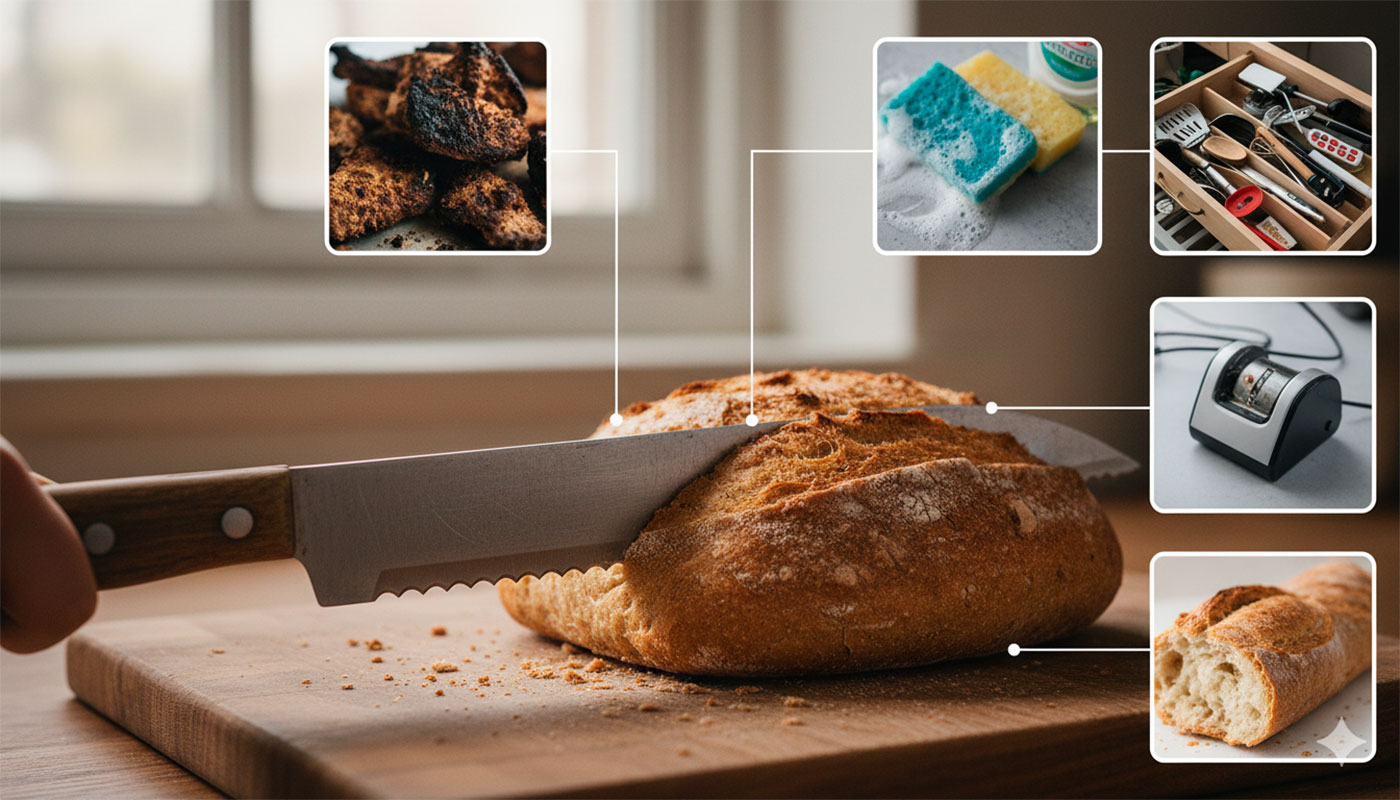 perche il tuo coltello da pane non taglia piu 5 ragioni e soluzioni - Perché il tuo coltello da pane non taglia più? 5 ragioni e soluzioni