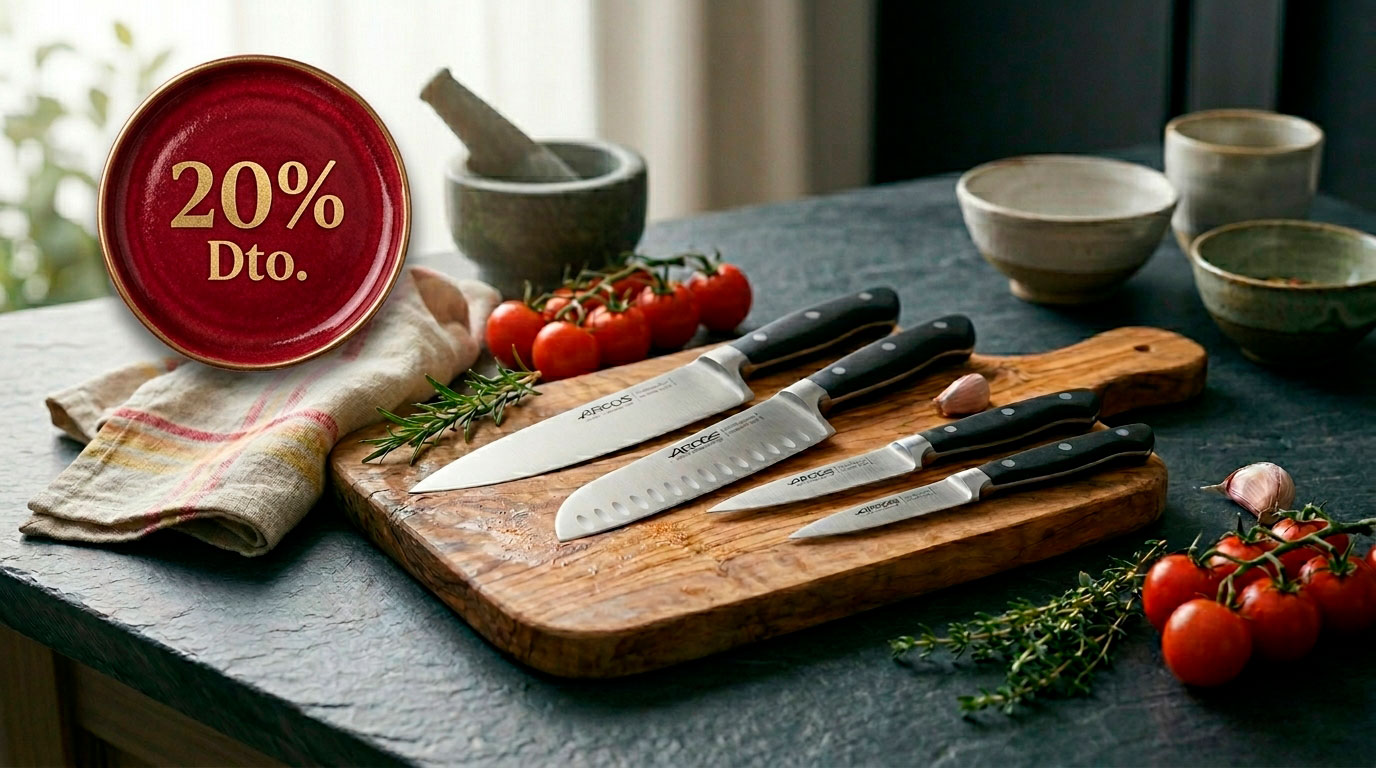 cuchillos arcos descuento - Acquista coltelli da cucina Arcos online: Sconto del 20%